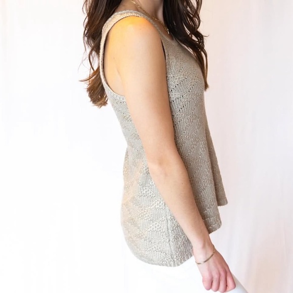 Anthropologie Metallic Tank (Moth) - Picture 6 of 10